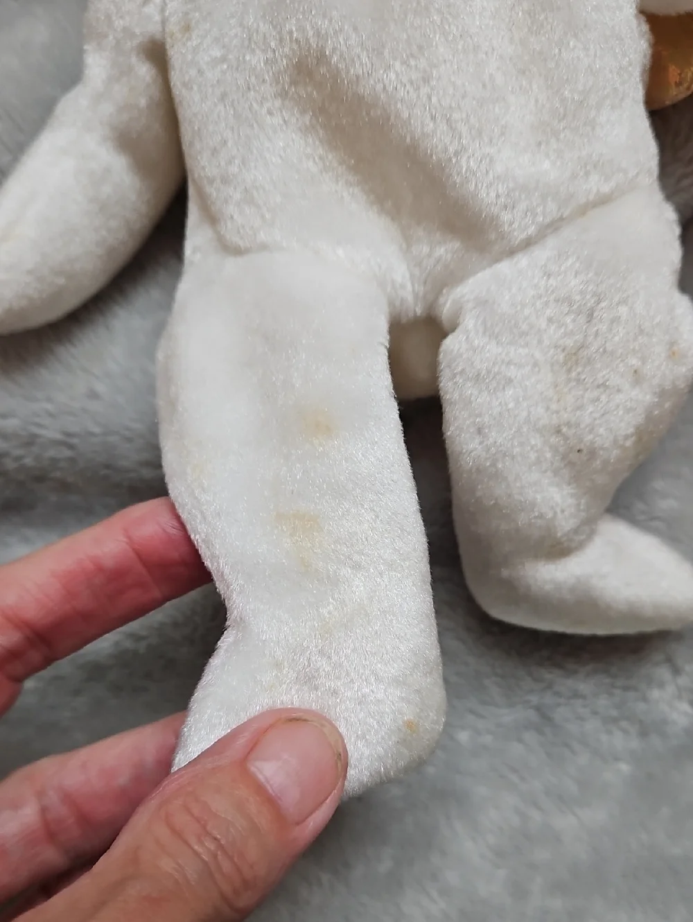 Vintage Ty Beanie Baby Lot of 16 4+lbs Collection  Bears Bat Hippo Duck & More - Picture 7 of 16